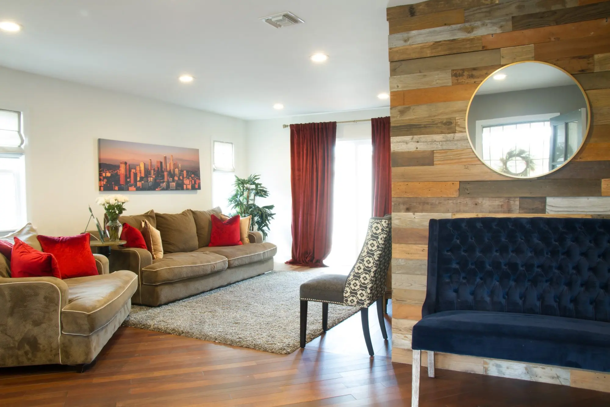 Eclectic Encino Living Room living room, photo 6