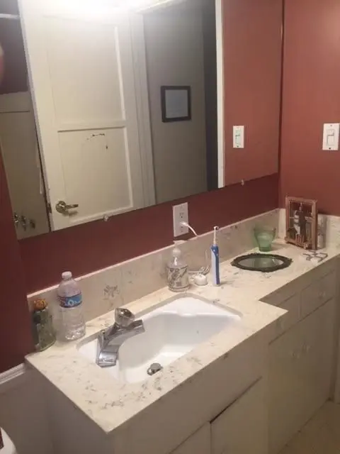 Sherman Oaks Modern Bathroom, before photo 2