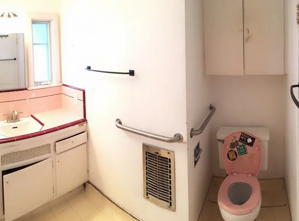 Eclectic West Los Angeles Bathroom, before photo 3
