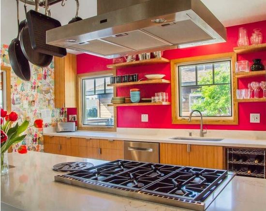 Warm Toned & Trendy West Los Angeles Kitchen, photo 1