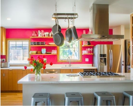 Warm Toned & Trendy West Los Angeles Kitchen, photo 2